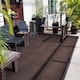 image 2 of Cosmo Garden Patio Cosmopolitan Decking Tiles - Brown | Brown | Pack of 10