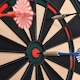 image 8 of HOMCOM Electronic Hanging Dartboard LED Digital Score Set 27 Games and 202 Variations with 12 Soft Tip Darts