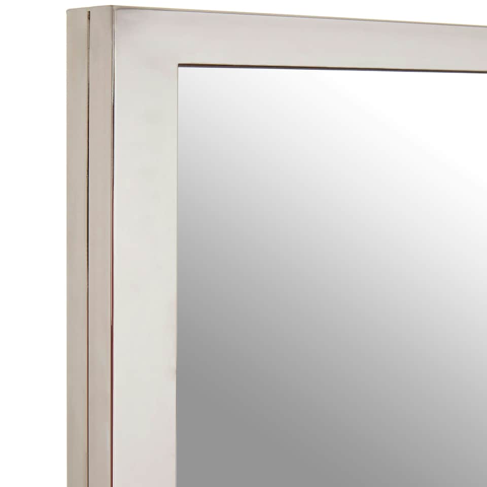 image 1 of Descartes Descrates Square Wall Mirror Silver