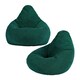 image 1 of icon Dalton Kids Beanbag Corduroy Teal Set of 2 Green