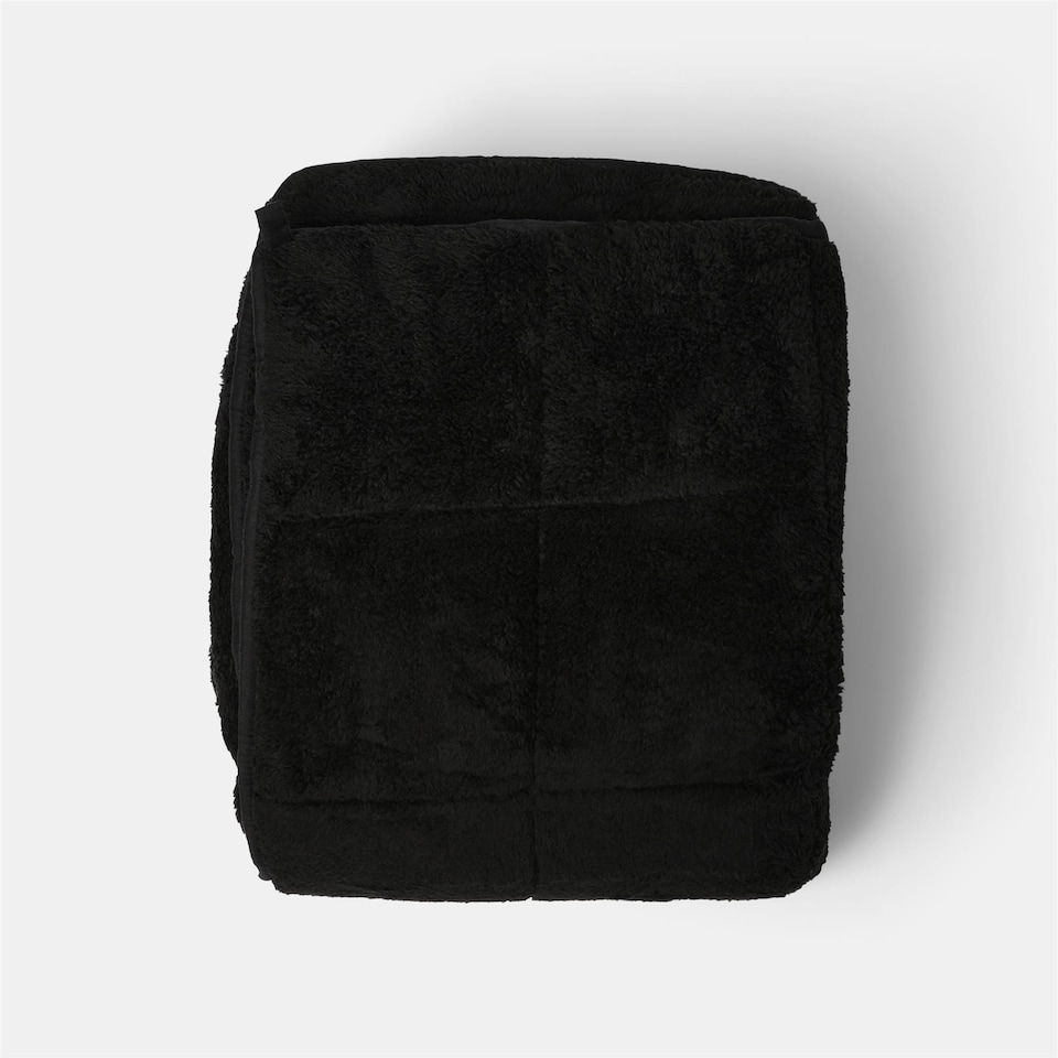image 1 of OHS Teddy Fleece 6kg Weighted Blanket Sensory Sleep Therapy 125 x 180cm