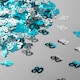 image 2 of 14g 80th Blue Happy Birthday Confetti