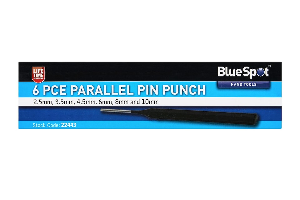 image 1 of Blue Spot Tools - 6 Pce Parallel Pin Punch