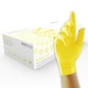 image 2 of Unigloves Yellow Pearl Box of 100 Nitrile Gloves