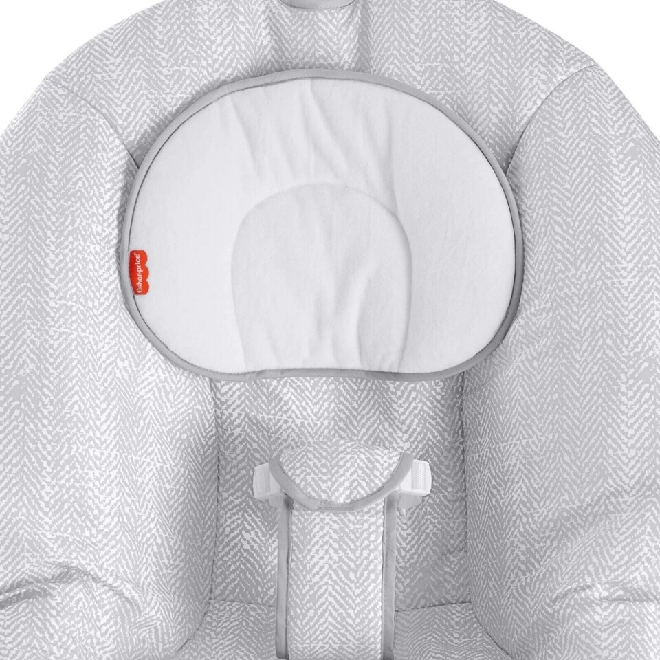 image 1 of Fisher Price See And Soothe Deluxe Bouncer Hearthstone Soothing Baby Seat