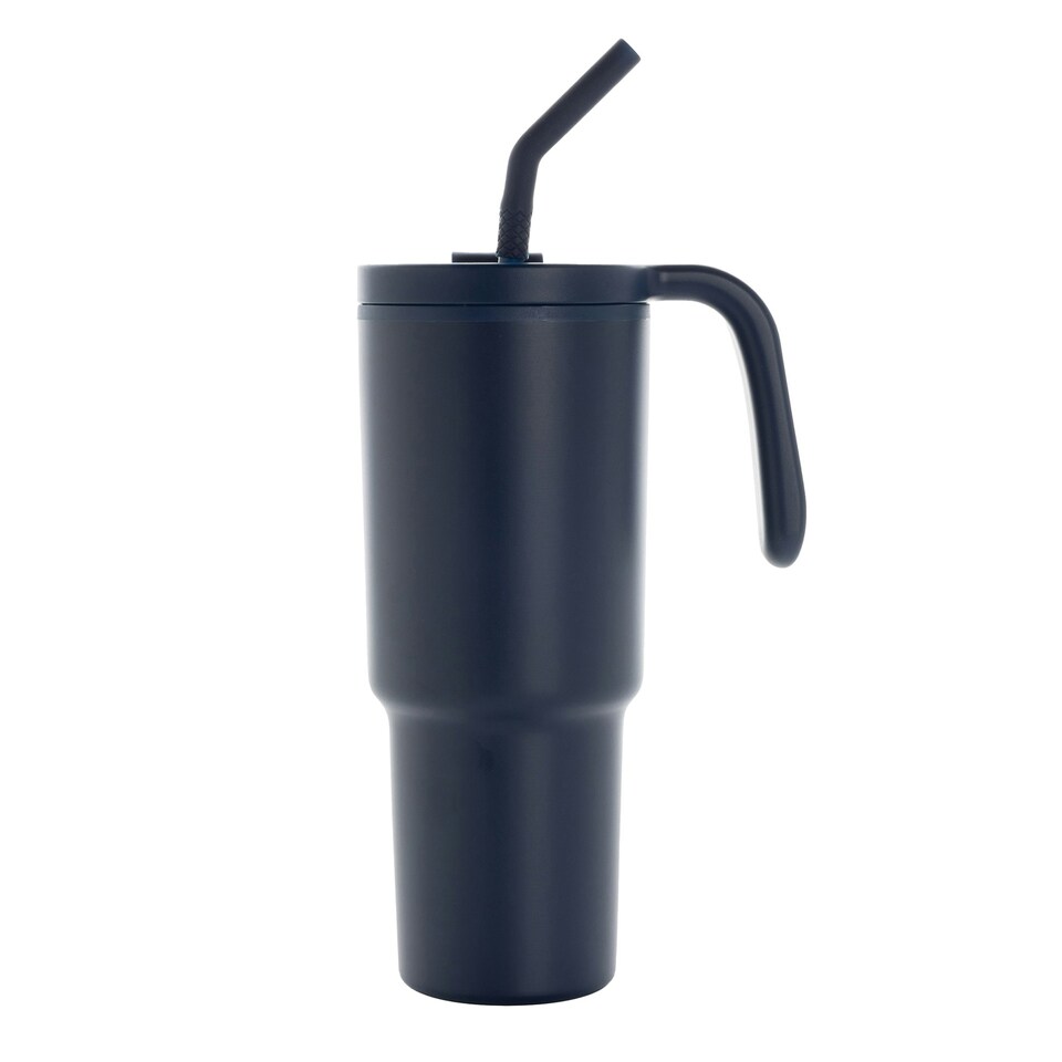image 1 of XD Collection Graphic 360 Recycled Stainless Steel 900ml Tumbler - Navy - One Size
