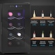 image 5 of HOMCOM Mini Table Top Wine Fridge, 8 Bottle, 17L, 8-18℃, 26.5cm Quiet Under Counter Wine Cooler Fridge with Glass Door, LED Light, Digital Touch Screen, Temperature Control
