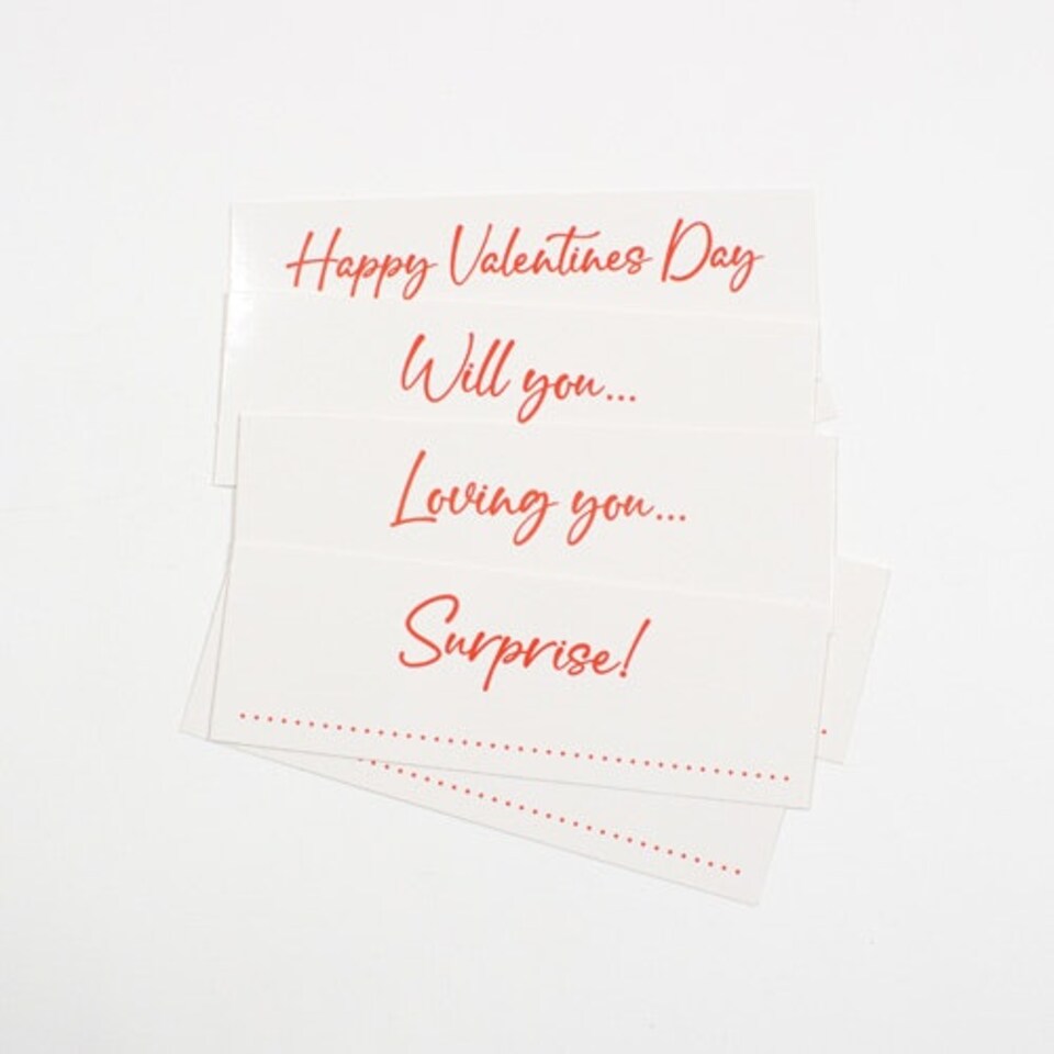 image 1 of Be Mine Surprise Balloon Valentine's Day Surprise in a Box Kit