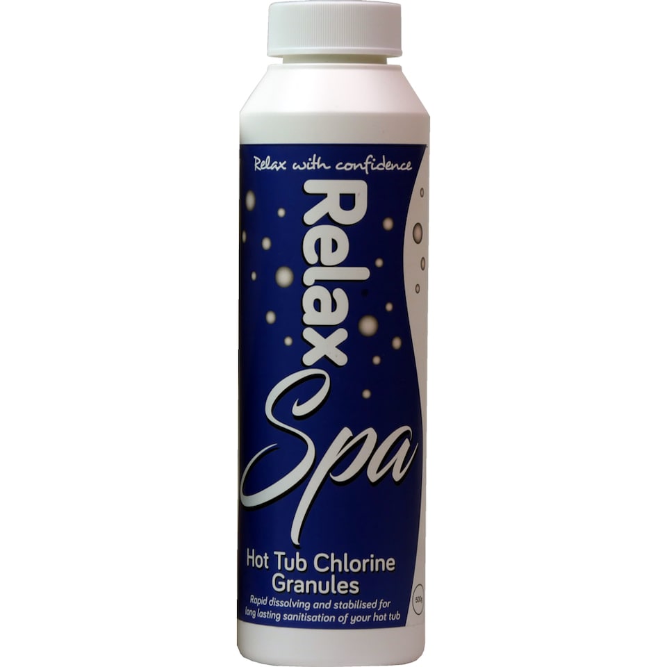 Plastica 6 x 500g Relax Spa Stabilised Chlorine Granules