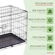 image 8 of Oypla 24" Folding Metal Dog Cage Puppy Transport Crate Pet Carrier