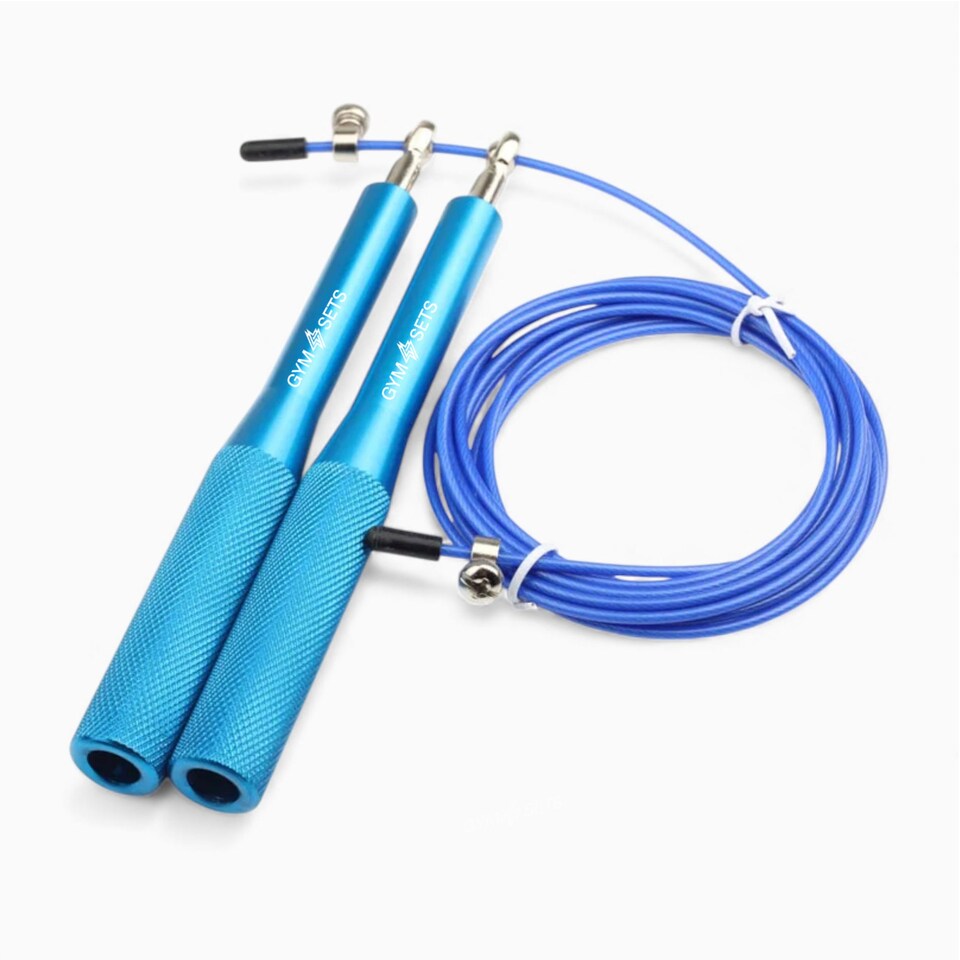 image 1 of GYM SETS Skipping Rope (Steel Velocity)- (Blue)