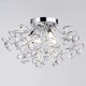 image 3 of BHS Lila 3 Light Flush Ceiling Light, Chrome