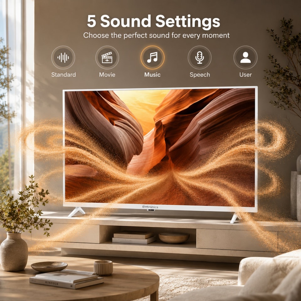 image 1 of EMtronics 32 Inch HD Ready LED TV - EM32HDRWD
