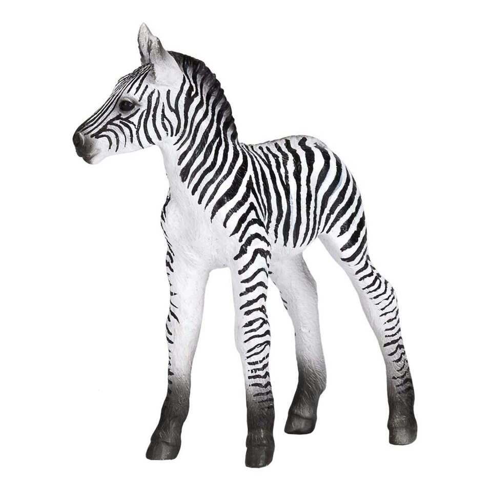 image 1 of MOJO Wildlife & Woodland Zebra Mare Toy Figure, Black/White (387393)