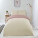 image 4 of Brights Reversible Duvet Single Bed CreamBlush