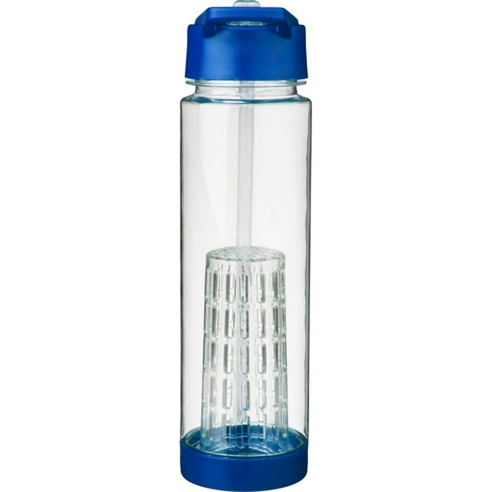 image 1 of Bullet Tutti Frutti Bottle With Infuser - Transparent/Blue - 25.9 x 7.1 cm