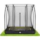 image 4 of 10ft x 7ft Salta Black Rectangular Comfort Edition Inground Trampoline with Enclosure