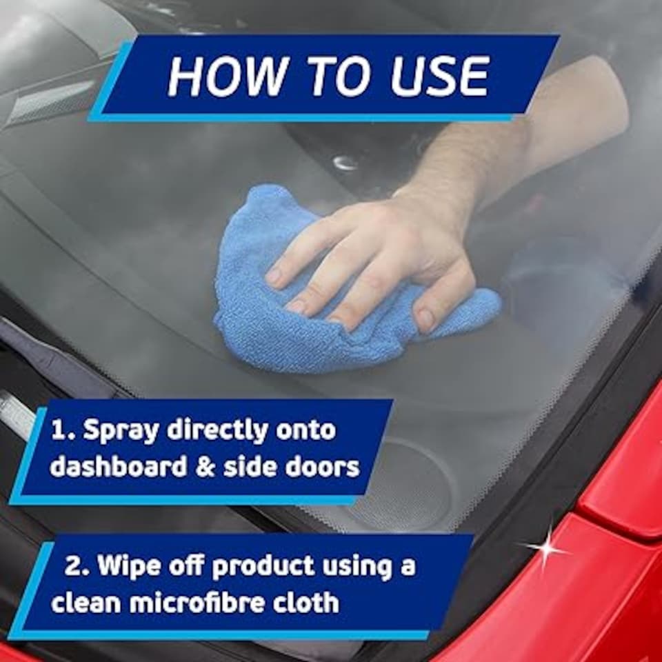 image 1 of Flash Car Care Dashboard Shine 2 x 500ml