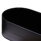 image 2 of Alton Black Bread Bin With Acacia Wood Lid Black