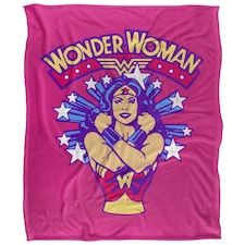 Wonder Woman Pose Blanket - Multicoloured - One Size (UTTV19741)
