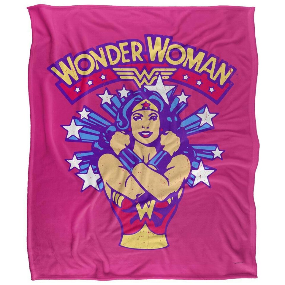 Wonder Woman Pose Blanket - Multicoloured - One Size (UTTV19741)