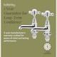 image 6 of Balterley Kingsey Traditional Crosshead Basin Taps