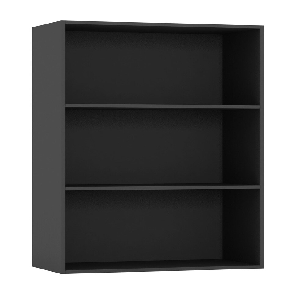 image 1 of 3-Tier Bookcase Shelving Storage Unit- 90x60x29cm White | Unit Colour: White