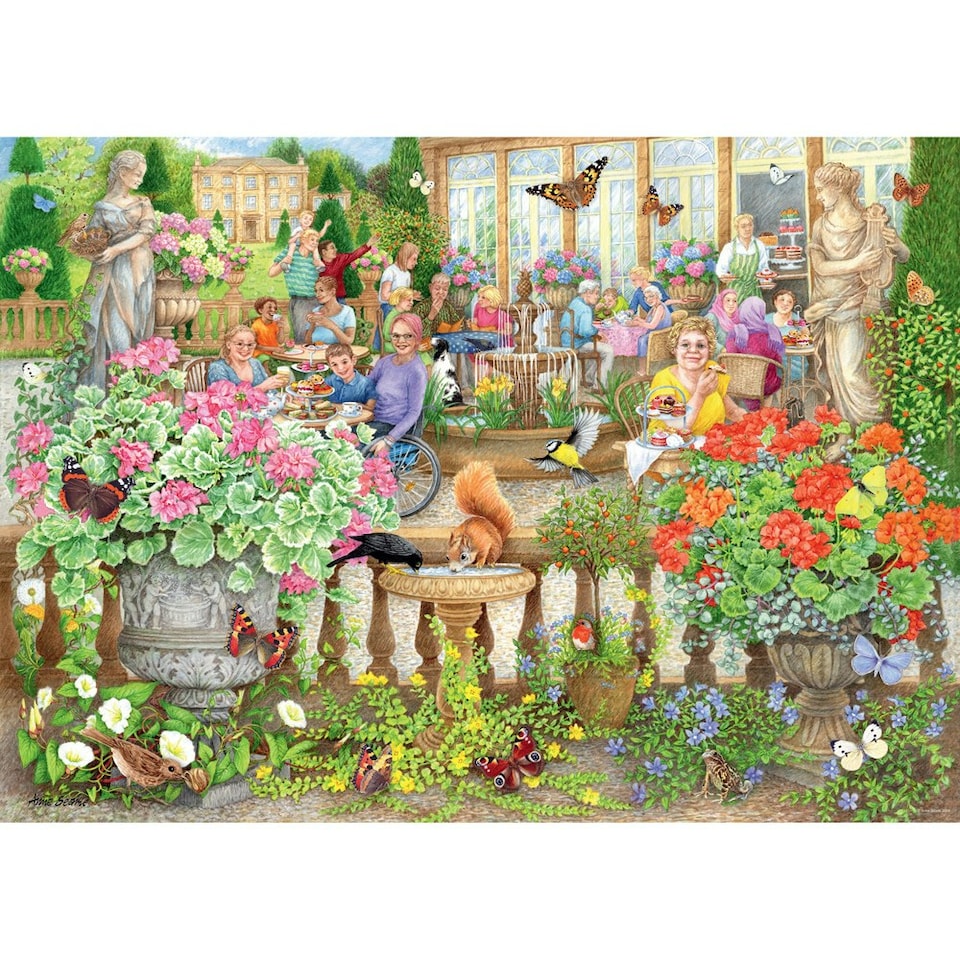 image 1 of Ravensburger Cosy Café No 2 The Orangery 1000 Piece Jigsaw Puzzle