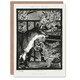 image 1 of Edouard Manet Art Card Black White Cat and Flowers
