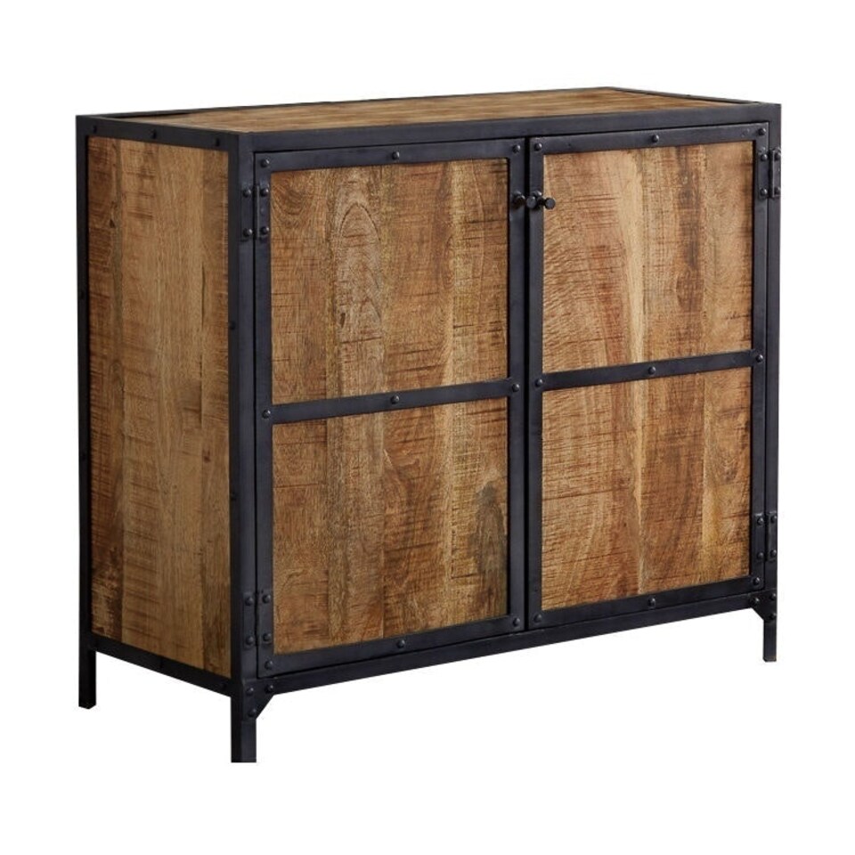 image 1 of Ascot Small Sideboard - Wood - L40 x W90 x H80 cm Brown