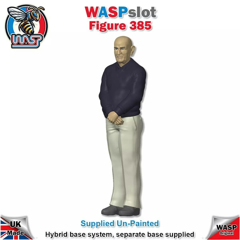 image 1 of Trackside Unpainted Figures Men Standing x 3 Scenery Set 129 1:32 Wasp