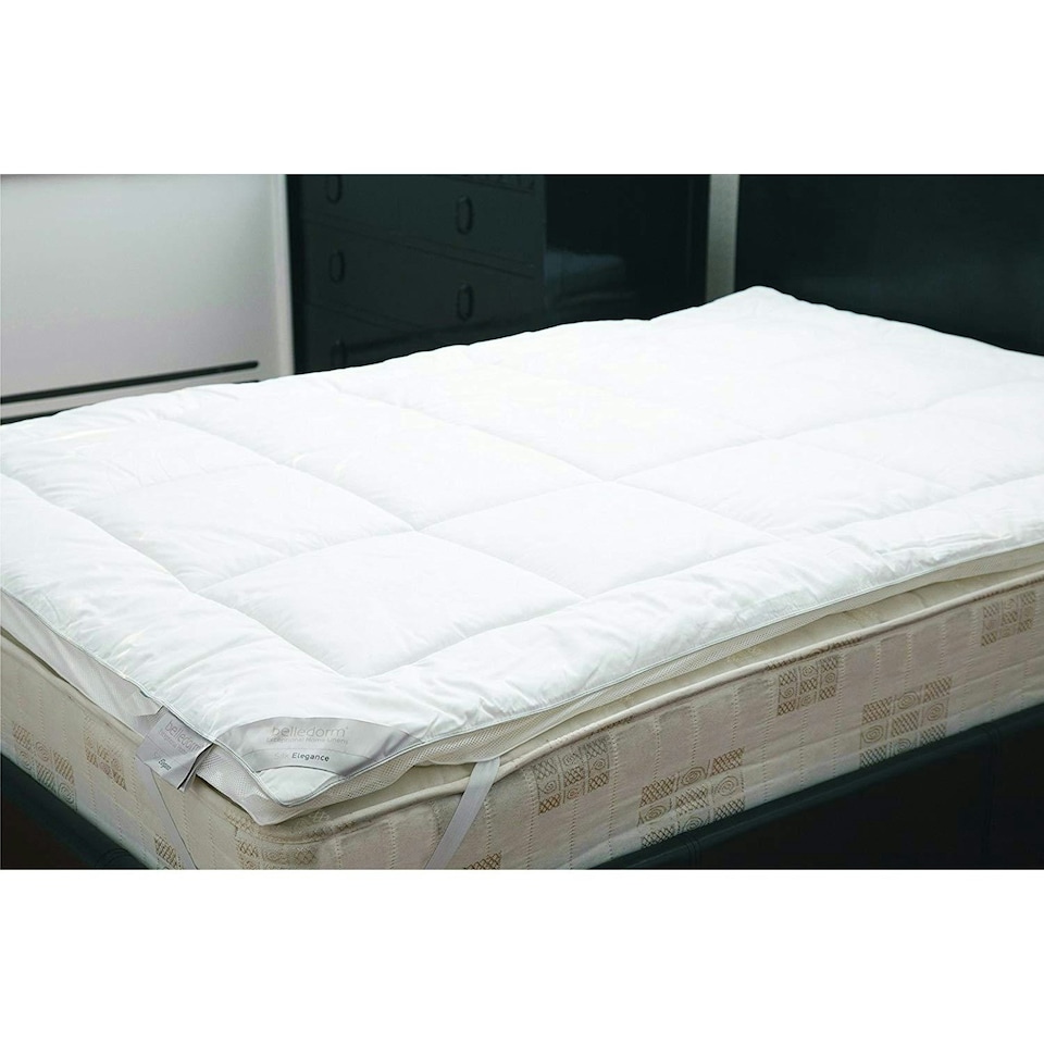 Belledorm Mulberry Silk Mattress Topper - White - Superking
