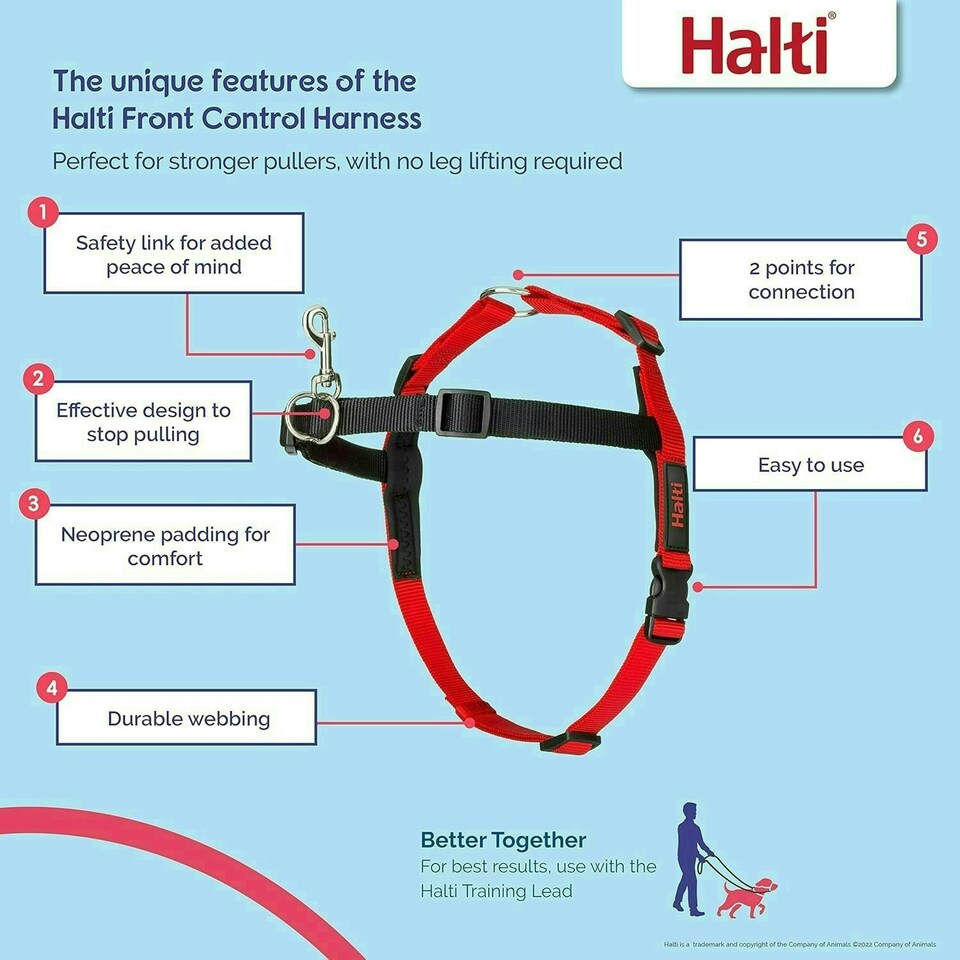image 1 of HALTI Front Control Harness - Size Medium