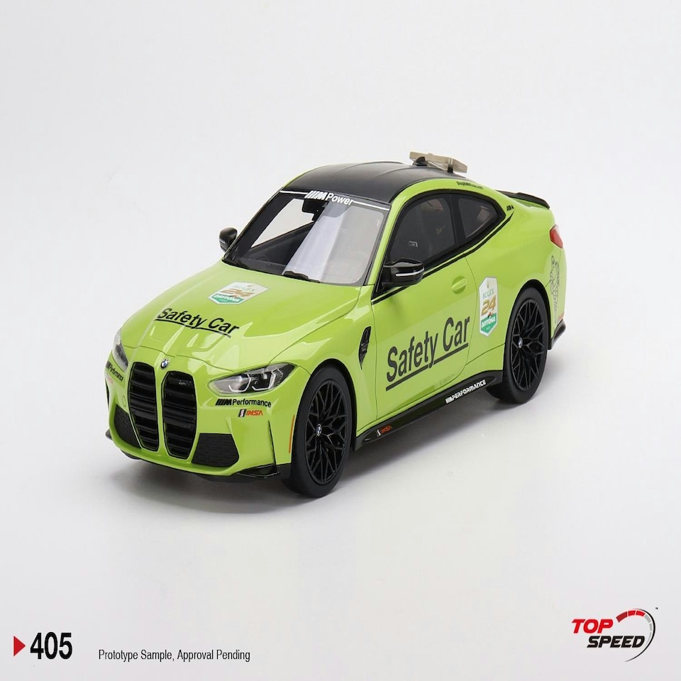 image 1 of BMW M4 Safety Car 2022 Daytona 24Hr 1:18 Scale TSM TS0405