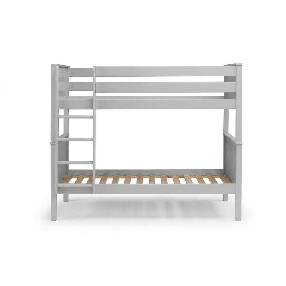 image 1 of Classic Dove Grey Bunk Bed 2 x 3ft (90cm)