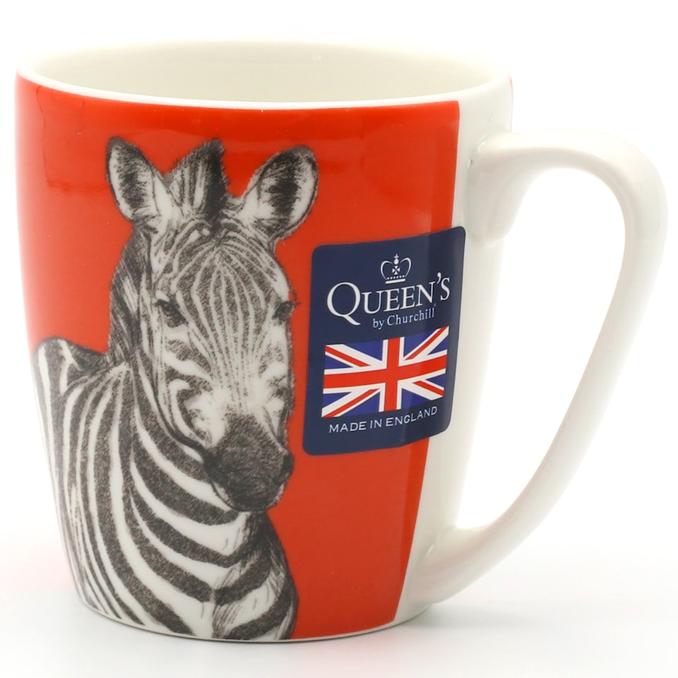 image 1 of Queens The Kingdom Zebra Mug | Multi | 1