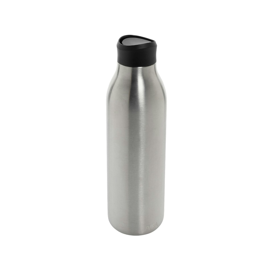 image 1 of Avira Alok Recycled Stainless Steel 600ml Water Bottle - Silver - One Size