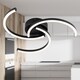 image 7 of Curve - Black LED Flush Ceiling Light | Black | 1