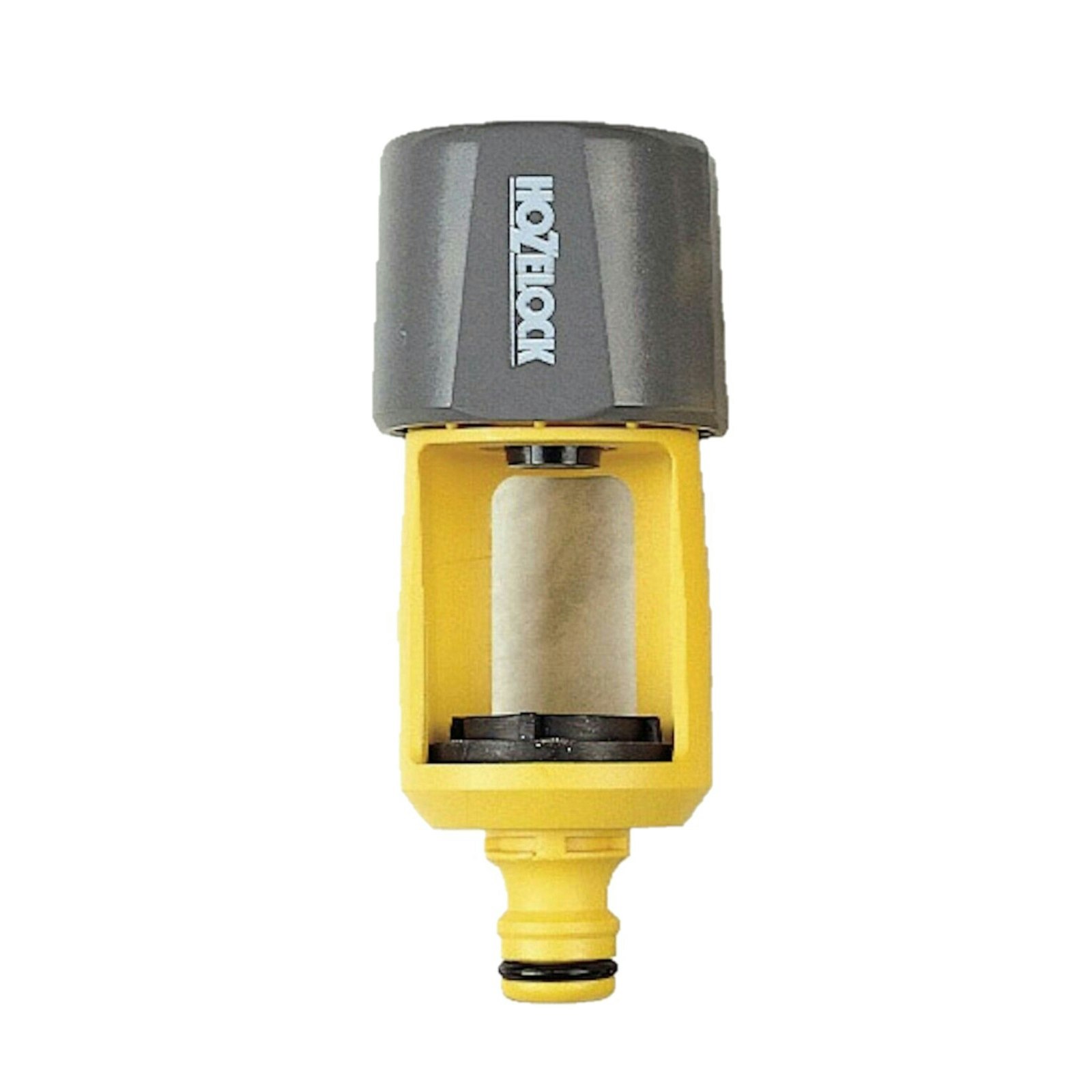 Hozelock Square Indoor Tap Connector - Yellow/Grey - One Size