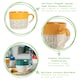 image 2 of Nicola Spring Ceramic Dipped Dash Coffee Mugs - 475ml - Mustard - Pack of 6 Yellow