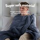 image 3 of Slumberdown Comfy Hugs Heated Throw, Indigo Blue
