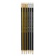 image 1 of Tiger Stationery Premium Eraser Tip HB Pencils - Multicoloured - One Tub of 72