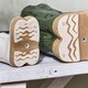 image 6 of Dark Green Wellington Boots Large Ceramic Indoor Outdoor Flower Pot Garden Planter Pot H29.5 x W24cm | Green | Dark Green