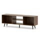 image 9 of COSTWAY 120cm Entertainment Center TV Stand for 55 Inches Brown Brown