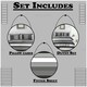 image 5 of VELVETIO Francis Stripe Complete Duvet Cover Set with Fitted Sheet Soft Polycotton Bedding Sets Grey | Single