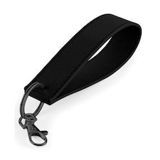 Bagbase Wristlet Keyring - Black/Black - One Size