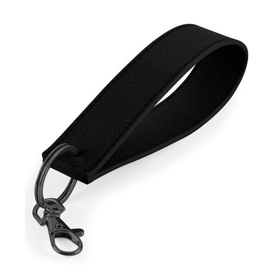 Bagbase Wristlet Keyring - Black/Black - One Size
