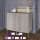 image 2 of Frank Olsen Iona Tall Sideboard Grey | Grey