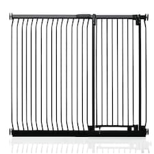 Safetots Extra Tall Elite Safety Gate, 171cm - 180cm, Matt Black, Extra Tall 96.8cm in Height, Pressure Fit Stair Gate | Black