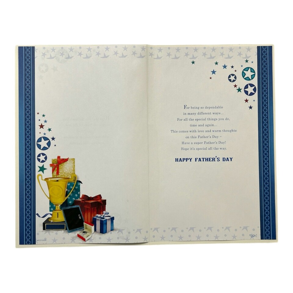 image 1 of To My Husband Trophy And Gift Design Father's Day Boxed Card